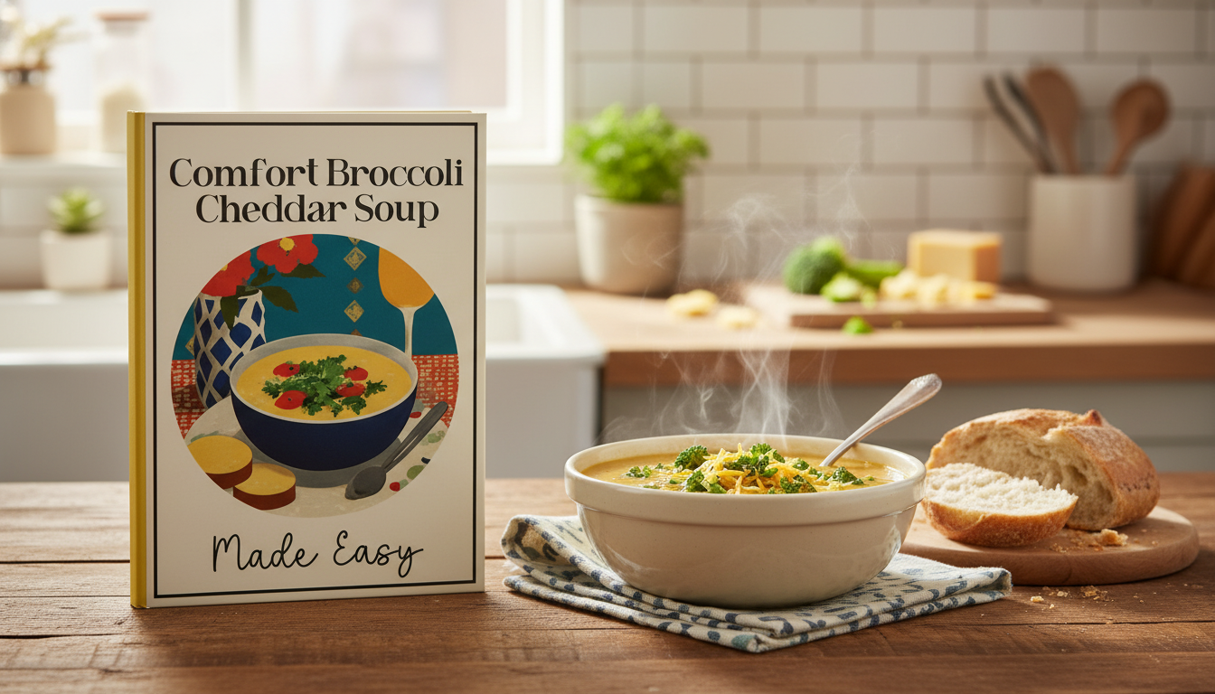 Easy Broccoli Cheddar Soup: Smooth, Cozy, Foolproof