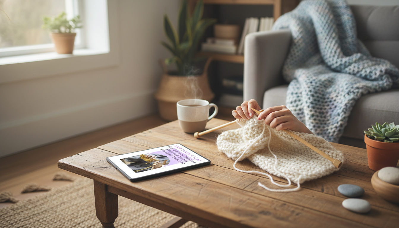 Knitting for Stress Relief: A Calm, Mindful Stitch Reset