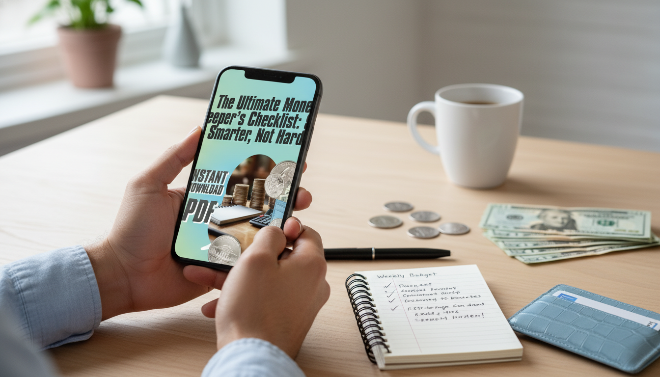 Money Keeper Checklist: A 10-Min Weekly Budget Routine