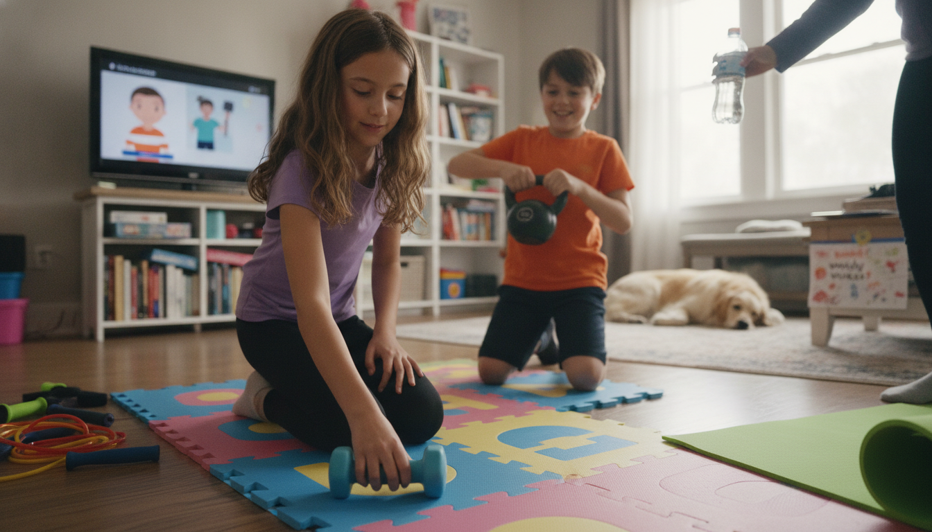 Safe At-Home Workouts for 12-Year-Olds (Guide)