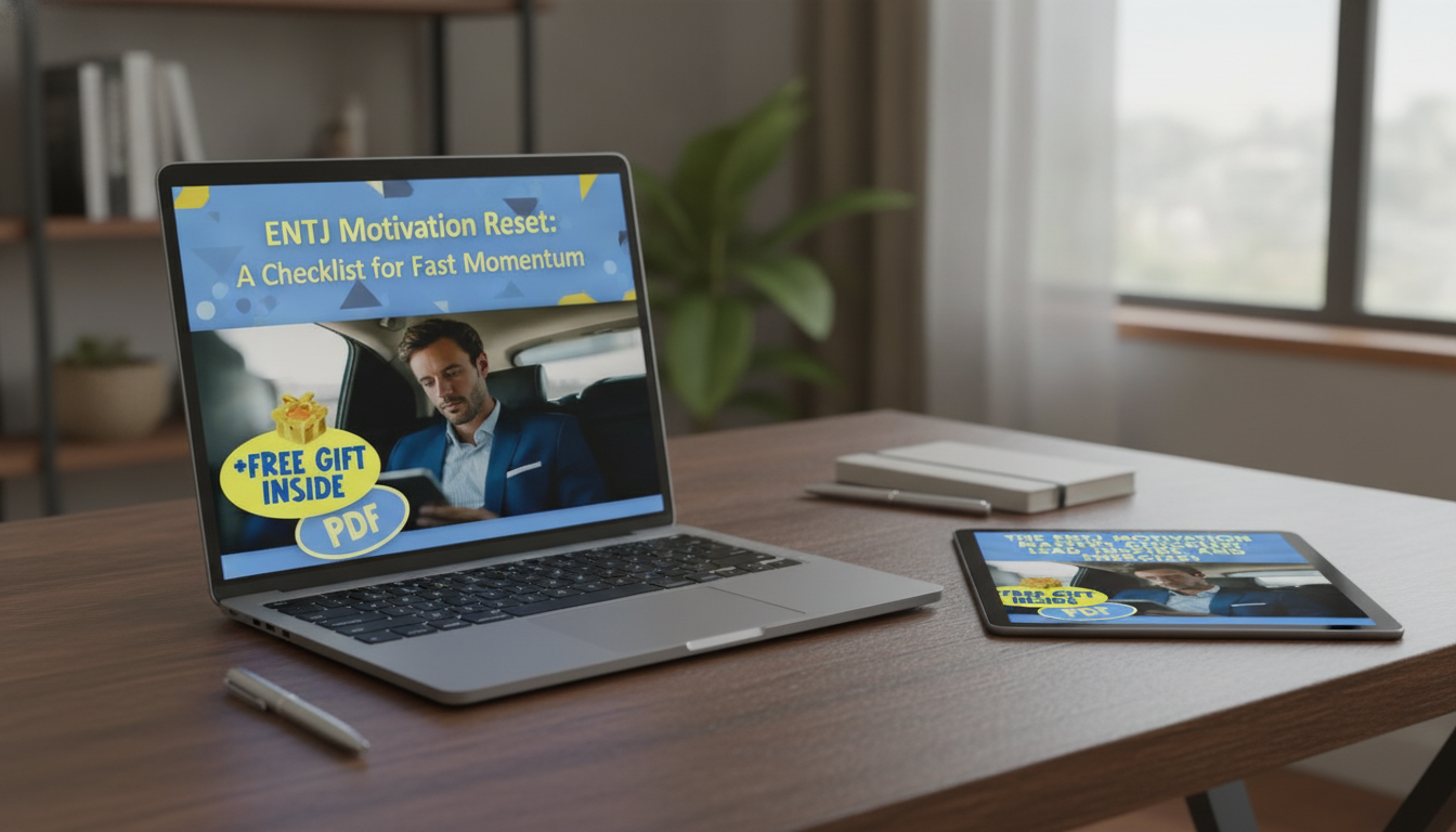 ENTJ Motivation Reset: A Checklist for Fast Momentum