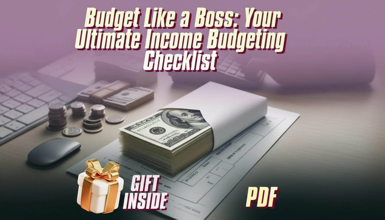 Income Budgeting Checklist: Simple Plan That Works Weekly