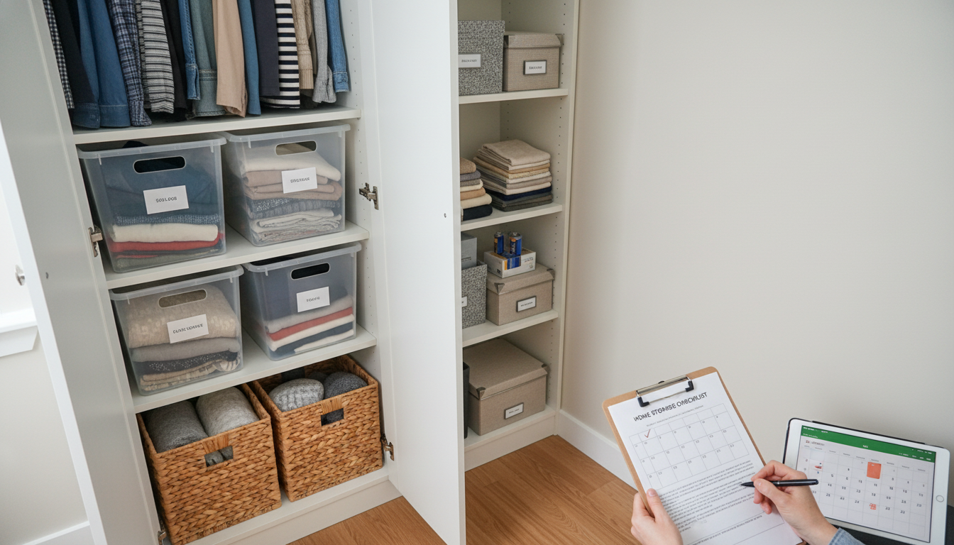 Home Storage Checklist: When to Review & Refresh