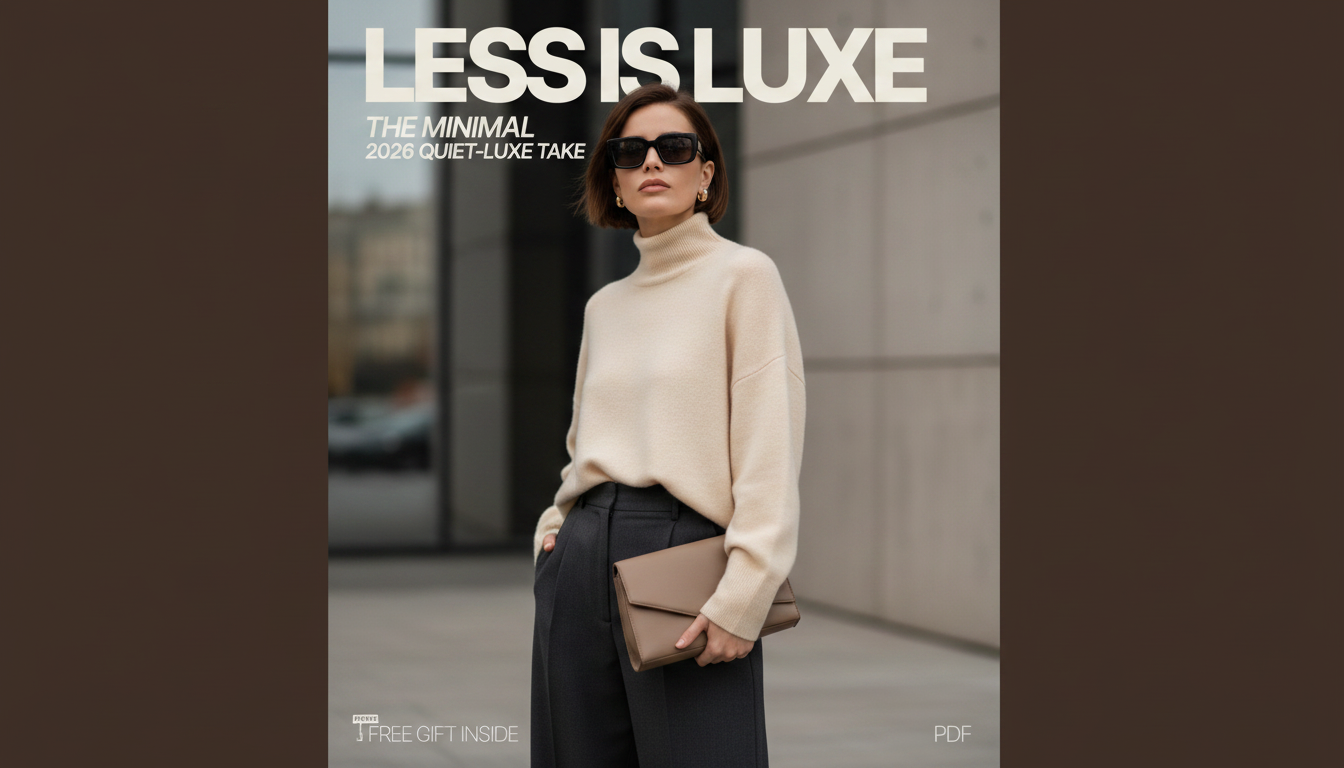 Is Luxe for Less Still On? The 2026 Quiet-Luxe Take