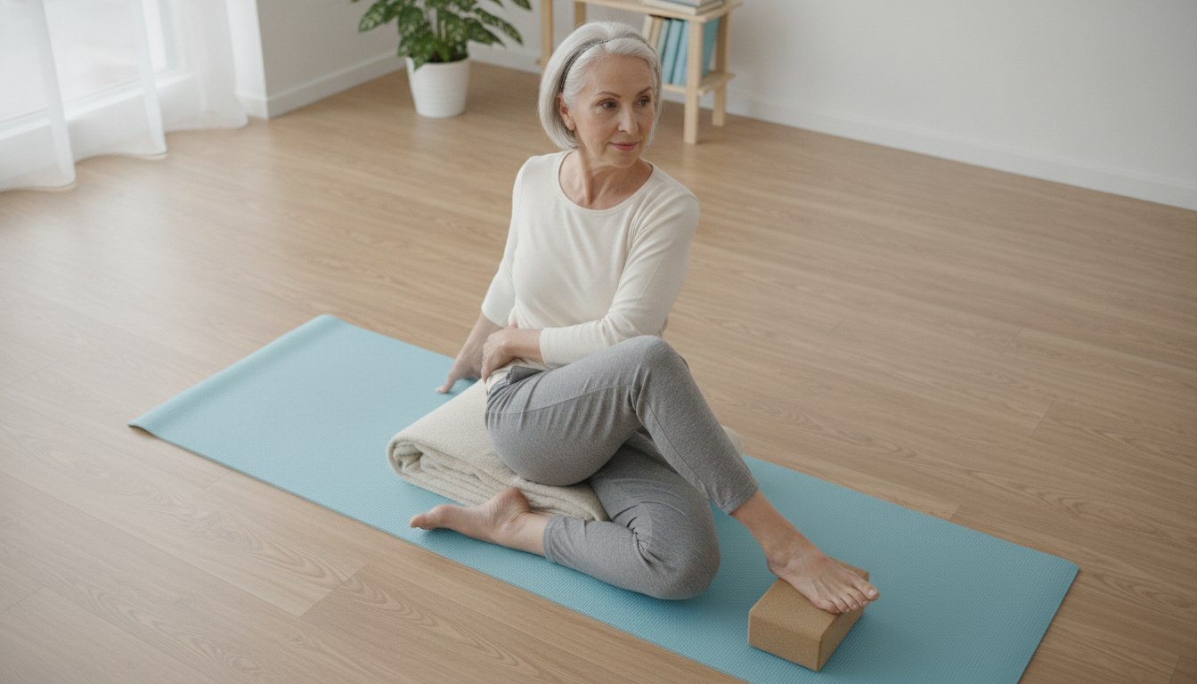 15-Min Gentle Yoga Routine for Seniors (Safe at Home)