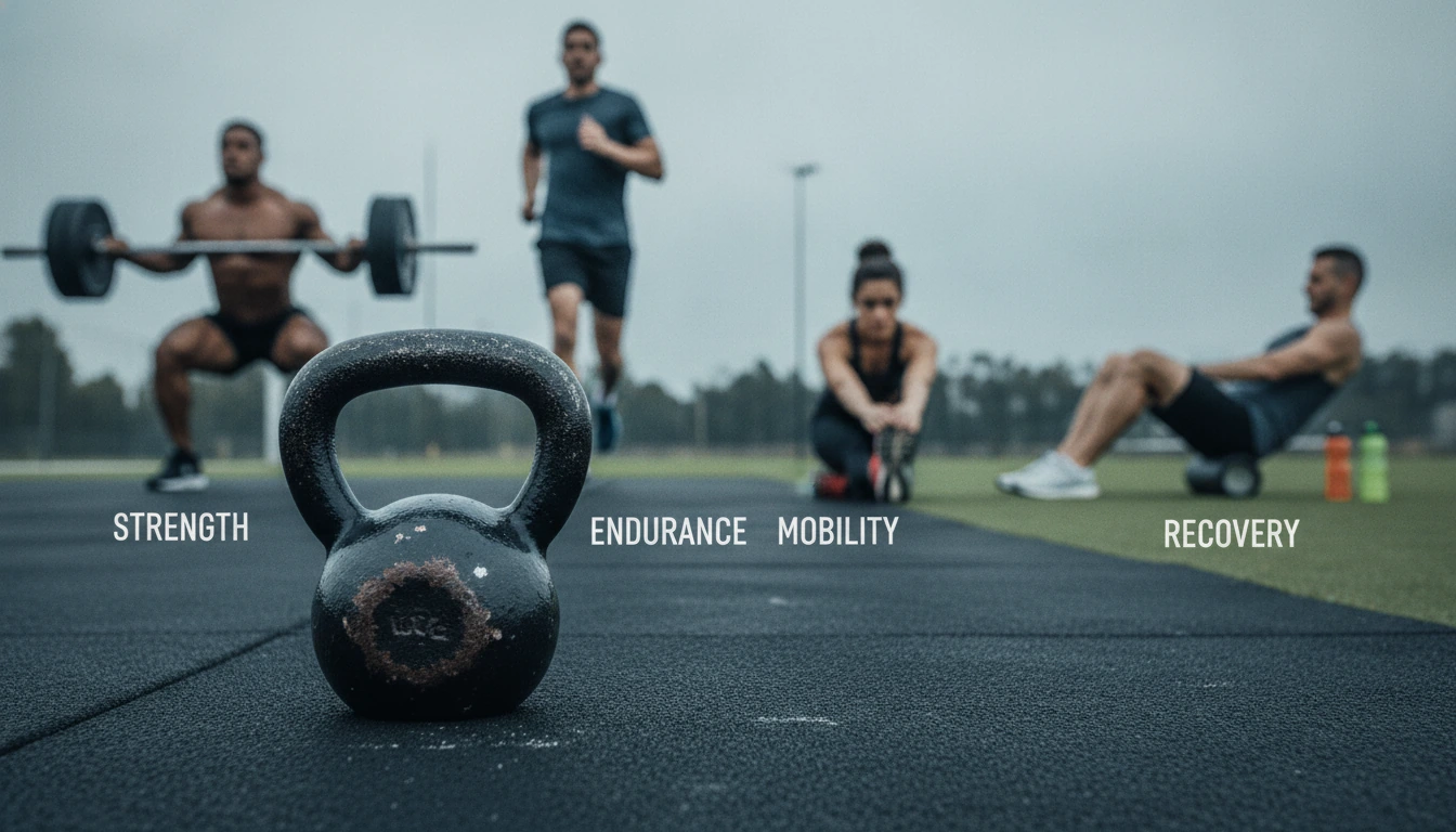 4 Pillars of Fitness: Strength, Endurance, Mobility, Recovery