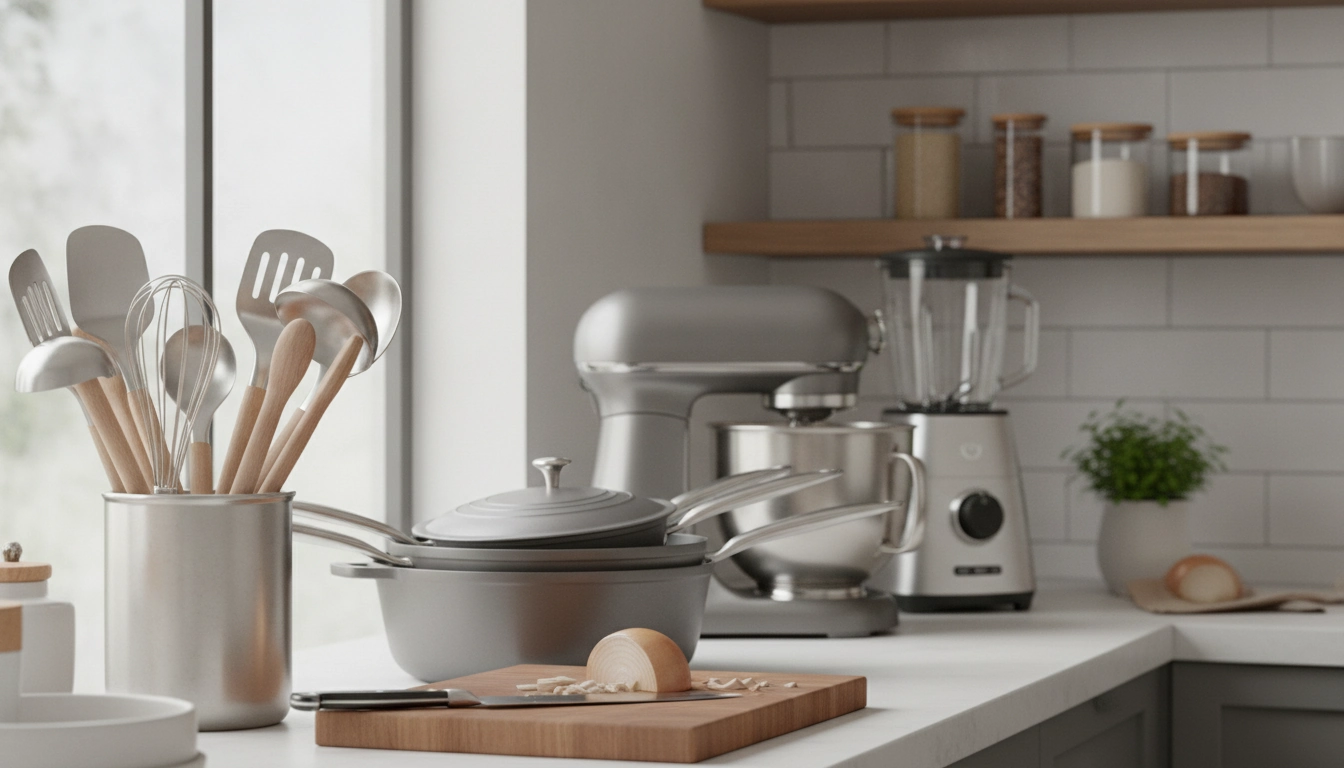 New Kitchen Essentials: Tools, Cookware & Appliances