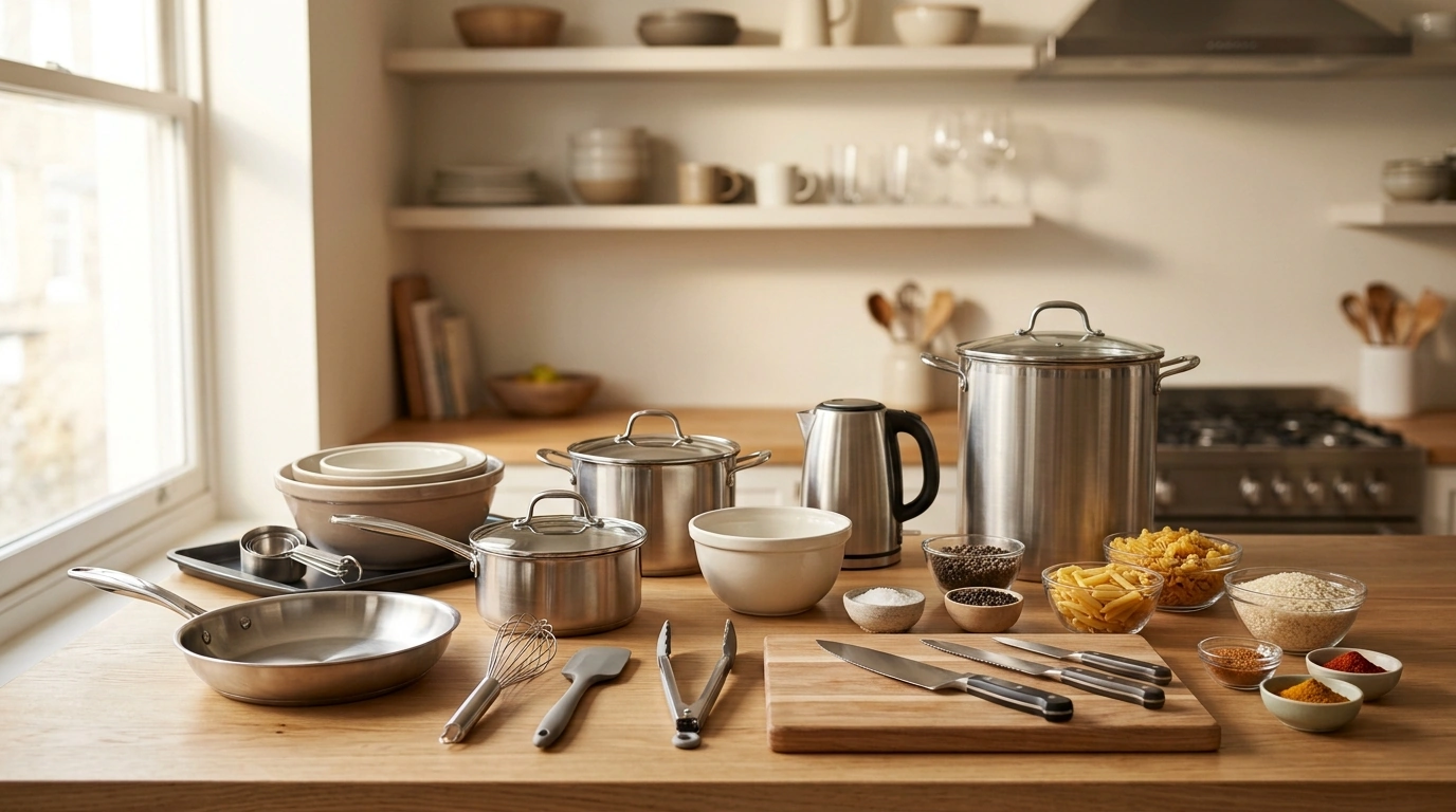 Kitchen Essentials Lists: What to Include (Checklist)